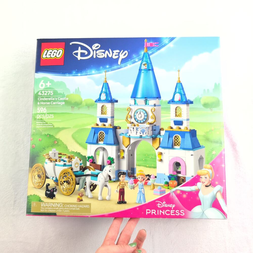Lego Disney Cinderella's Castle & Horse Carriage New & Sealed In Box 596 Pieces